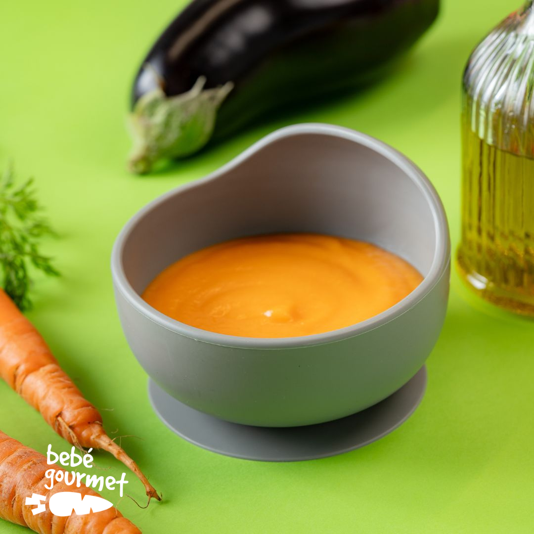 Sopa de Cenoura e Beringela com Peru (6+)